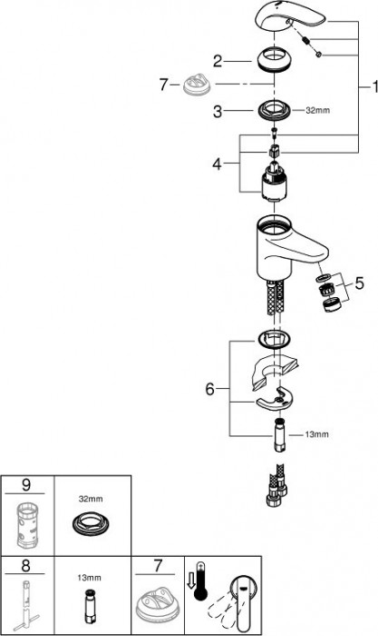 Grohe Euroeco 124428