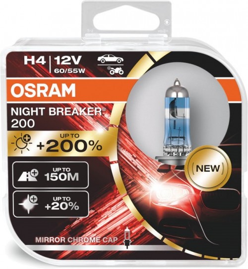 Osram Night Breaker 200 H4 64193NB200-HCB