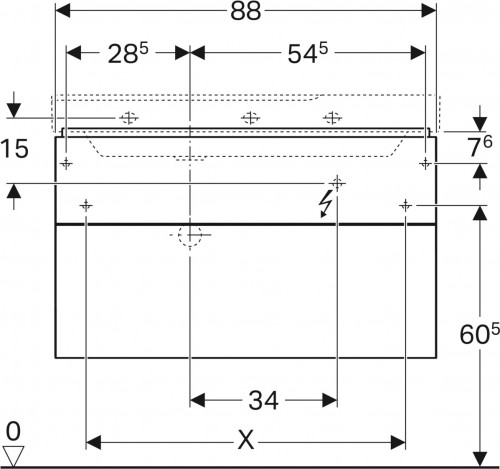 Geberit Xeno2 90 L 500.515.01.1