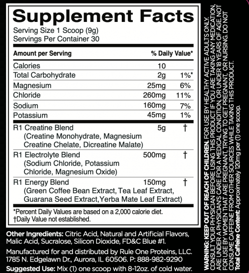 Rule One Charged Creatine