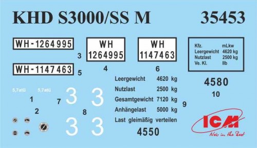 ICM KHD S3000/SS M Maultier (1:35)