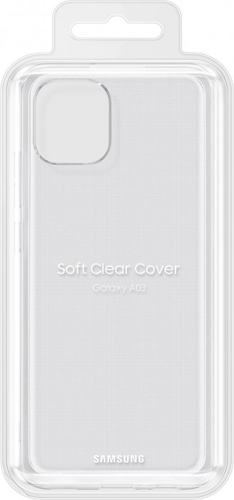 Упаковка Samsung Soft Clear Cover for A03