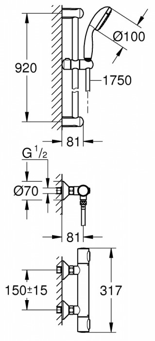 Grohe Precision Flow 34842000