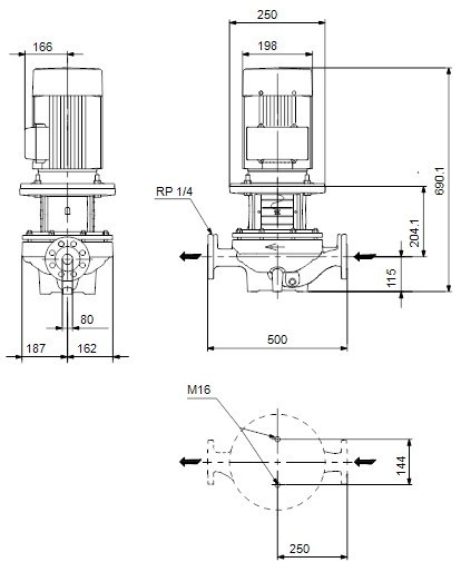 Grundfos TP 80-150/4