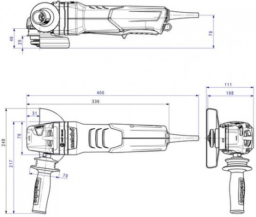 Metabo WEPBA 19-125 Q DS M-Brush