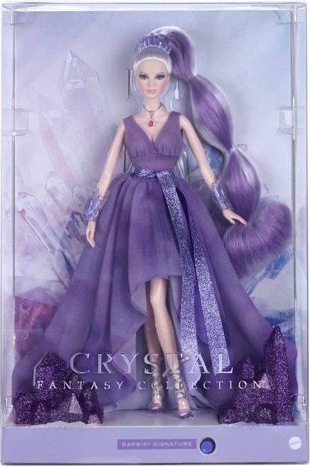 Barbie Crystal Fantasy Collection Amethyst GTJ96