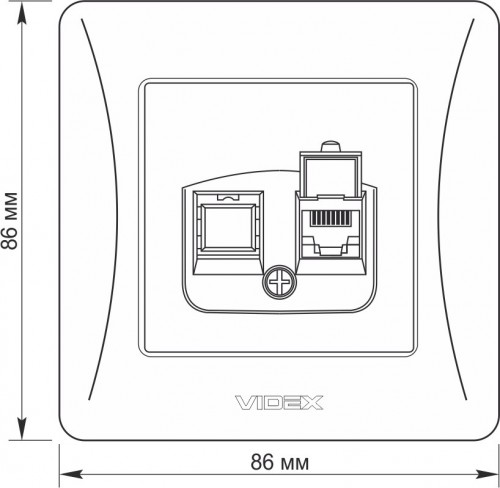 Videx VF-BNSK1PC6-SS