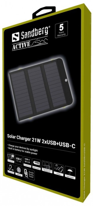 Sandberg Solar Charger 21W