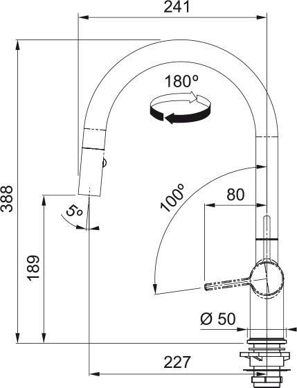 Franke Active J Pull Down 115.0653.401