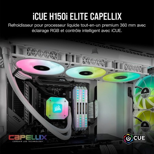 Corsair iCUE H150i ELITE CAPELLIX White