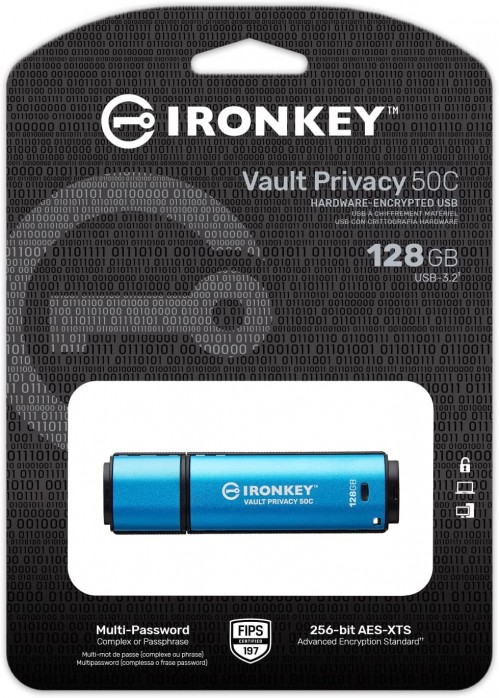 Kingston IronKey Vault Privacy 50C 128Gb