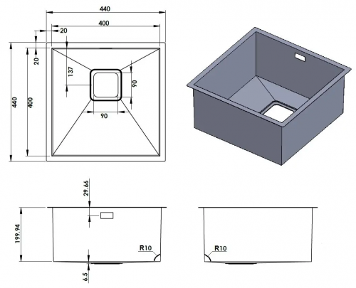 Fabiano Quadro 44 R10 8216.401.0522