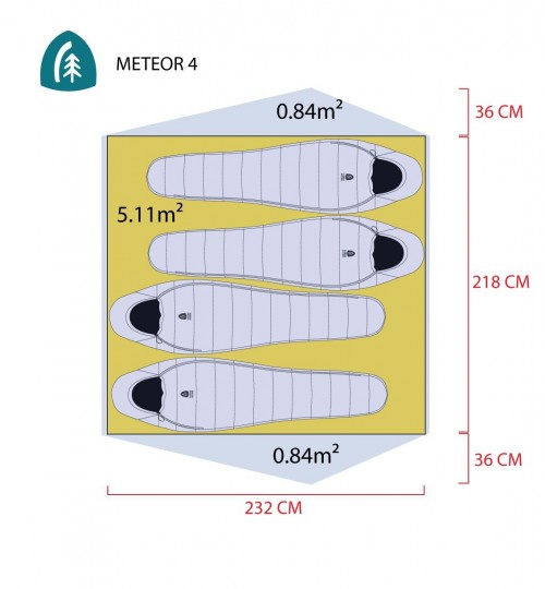 Sierra Designs Meteor 3000 4