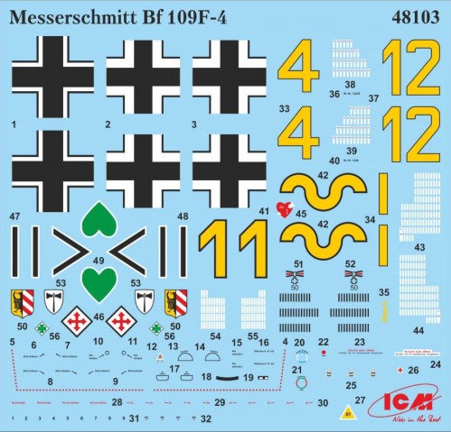 ICM Messerschmitt Bf 109F-4 (1:48)