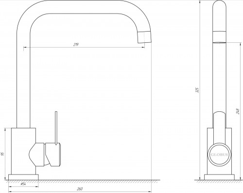 Globus Lux Wien SUS2-203L