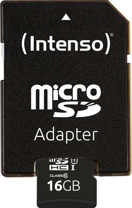 Intenso microSDHC Card UHS-I Performance 16Gb