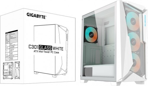 Gigabyte C301 GLASS White