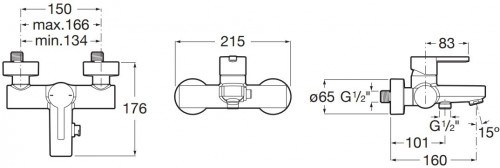 Roca Naia A5A0296CN0