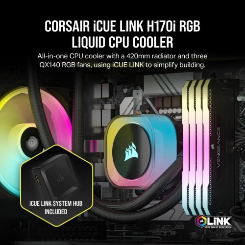 Corsair iCUE LINK H170i RGB Black