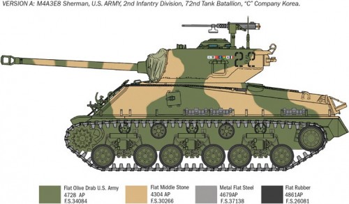 ITALERI Sherman M4A3E8 (1:35)