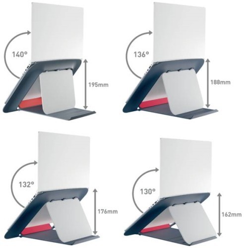 LEITZ Ergo Cosy Laptop Stand Height-Adjustable