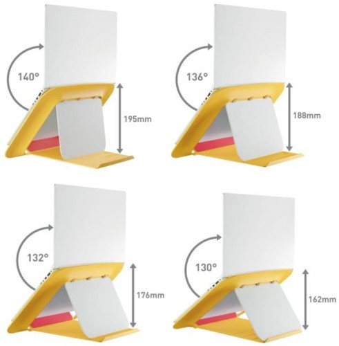 LEITZ Ergo Cosy Laptop Stand Height-Adjustable