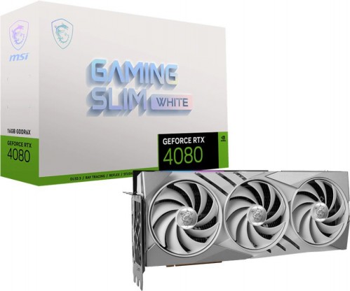 MSI GeForce RTX 4080 16GB GAMING SLIM WHITE