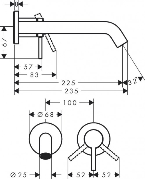 Hansgrohe Tecturis S 73351000