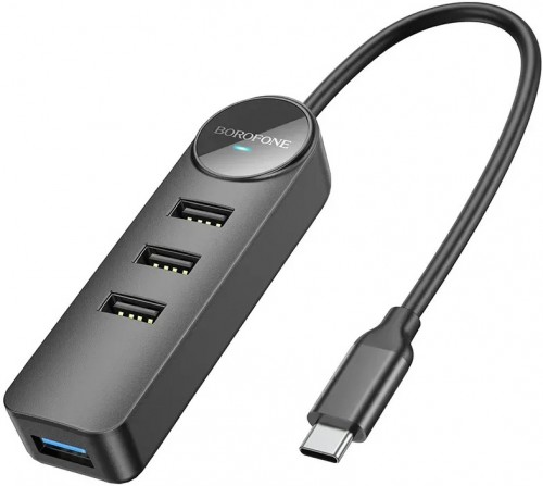 Borofone DH5 Erudite USB-C to USB3.0 + 3xUSB2.0