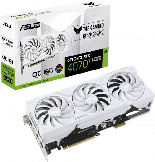 Asus GeForce RTX 4070 Ti SUPER TUF Gaming BTF White OC