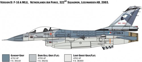 ITALERI F-16 A Fighting Falcon (1:48)