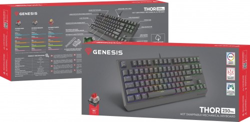 Genesis Thor 230 TKL Brown Switch