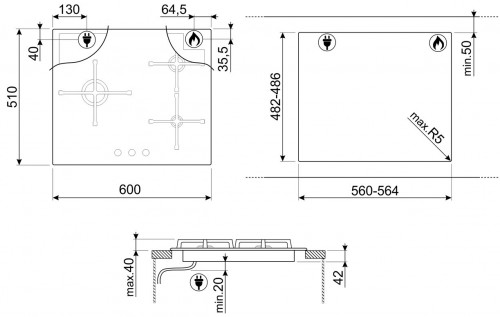 Smeg PV163B3