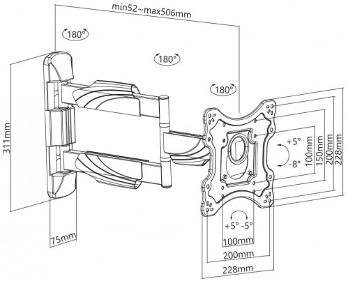 Brateck KMA28-223L