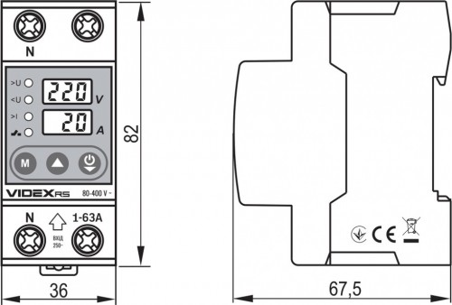 Videx VF-RS-RNT63