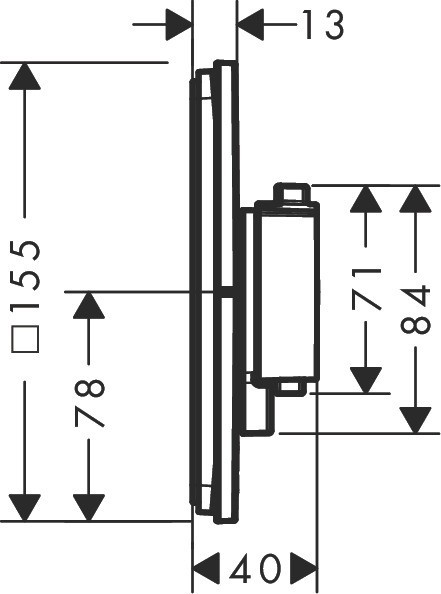 Hansgrohe ShowerSelect Comfort Q 15589000