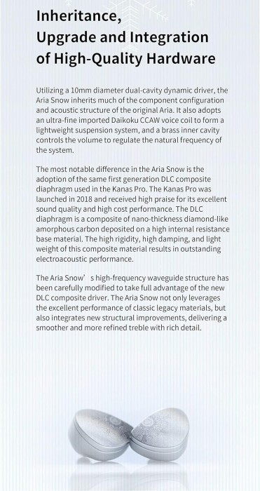 Moondrop Aria Snow Edition