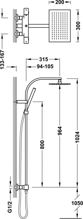 Tres Thermostatic 19039306