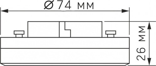 Videx LED 8W 4100K GX53