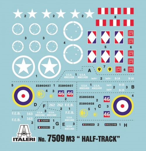 ITALERI M3 Half Track Fast Assembly (1:72)