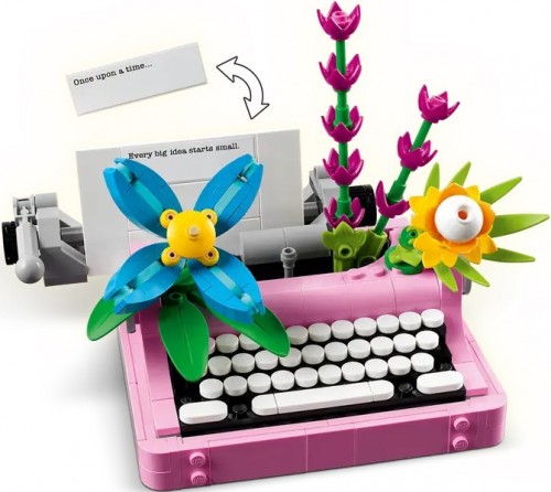 Lego Typewriter with Flowers 31169