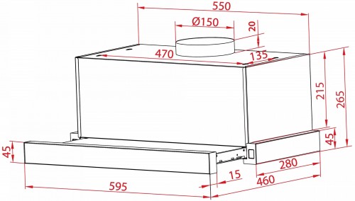 Perfelli TL 6822 BL 1200 LED