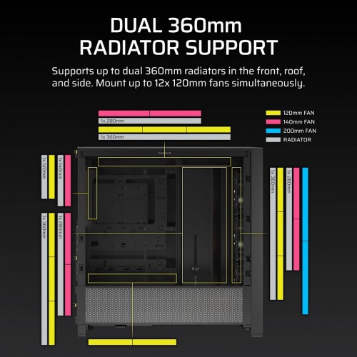 Corsair FRAME 4000D RS ARGB Black