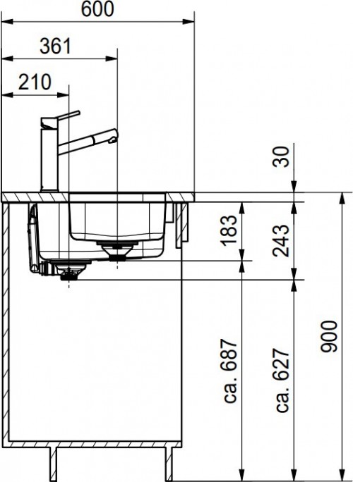 Franke Smart SRX 160 122.0739.593