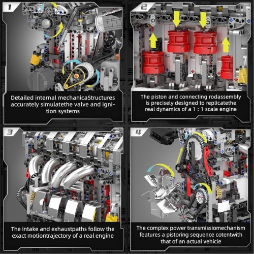 Mould King L4 Gasoline Engine 10087
