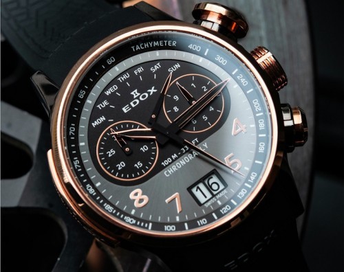 EDOX Chronorally Chronograph 45 38003 TINGR GNR