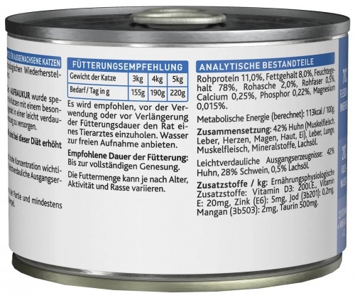 Kattovit Feline Diet Recovery with Chicken 185 g