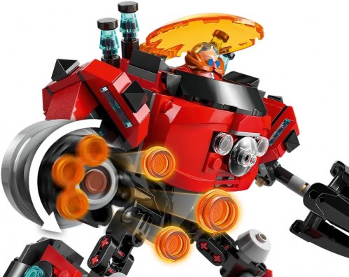 Lego Knuckles vs. Dr. Eggman Egg Crusher Mech 77005