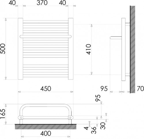 Polywarm Berlin 450x500 WD11/45