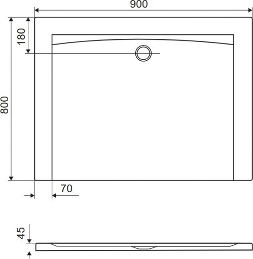 Excellent Forma X 90x80 BREX.1403.090.080.WHN